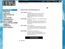 Tablet Screenshot of kino-utopia.de